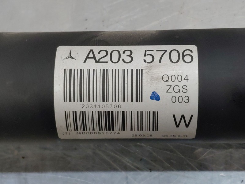 Recambio de transmision central para mercedes-benz clase clc (cl203) clc 180 kompressor (203.746) referencia OEM IAM   