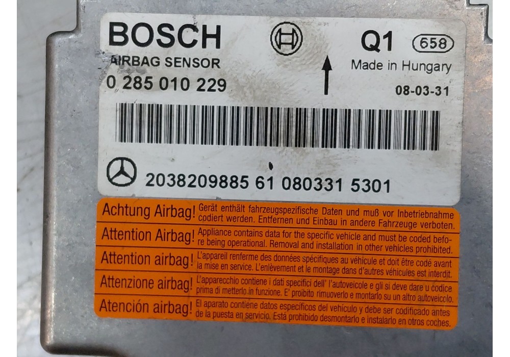 Recambio de kit airbag para mercedes-benz clase clc (cl203) clc 180 kompressor (203.746) referencia OEM IAM   