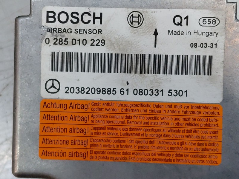 Recambio de kit airbag para mercedes-benz clase clc (cl203) clc 180 kompressor (203.746) referencia OEM IAM   