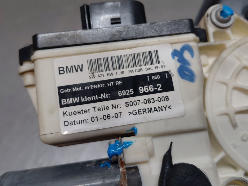 Recambio de elevalunas trasero derecho para bmw x3 (e83) 2.0 d referencia OEM IAM 51353448252  