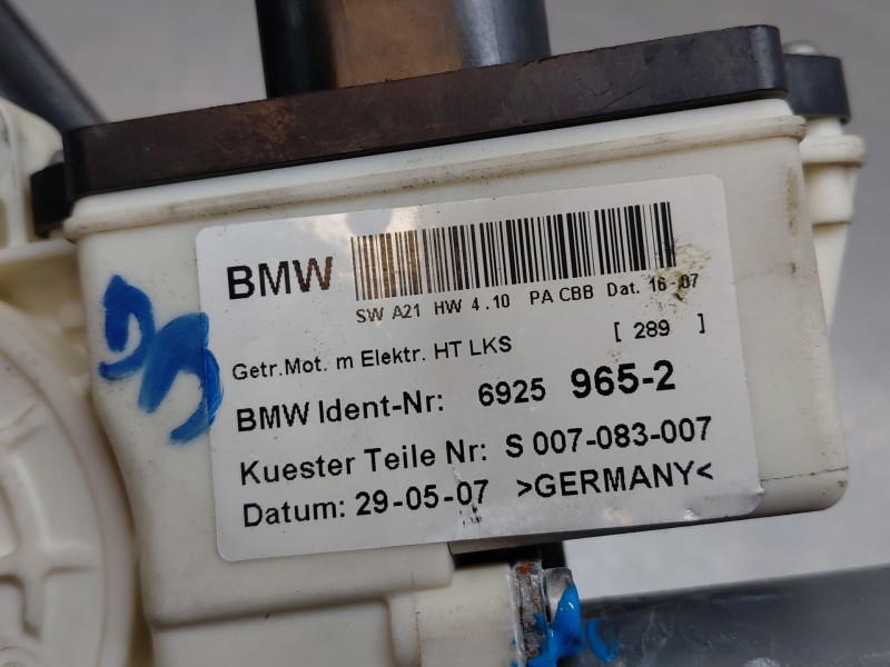 Recambio de elevalunas trasero izquierdo para bmw x3 (e83) 2.0 d referencia OEM IAM 51353448251  