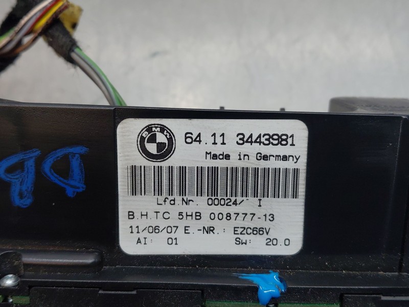Recambio de mando climatizador para bmw x3 (e83) 2.0 d referencia OEM IAM 64113443981  