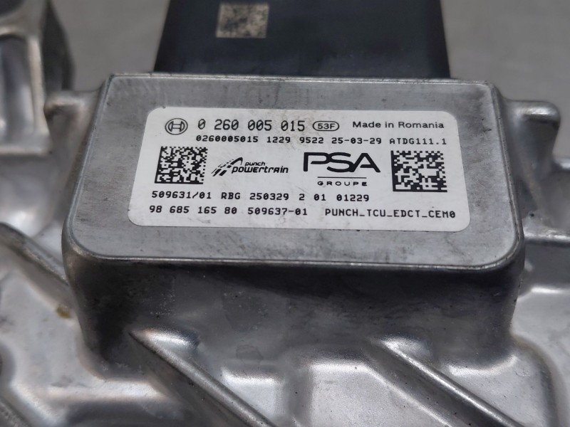 Recambio de centralita cambio automatico para peugeot 3008 hybrid 3008 referencia OEM IAM 9868516580 0260005015 