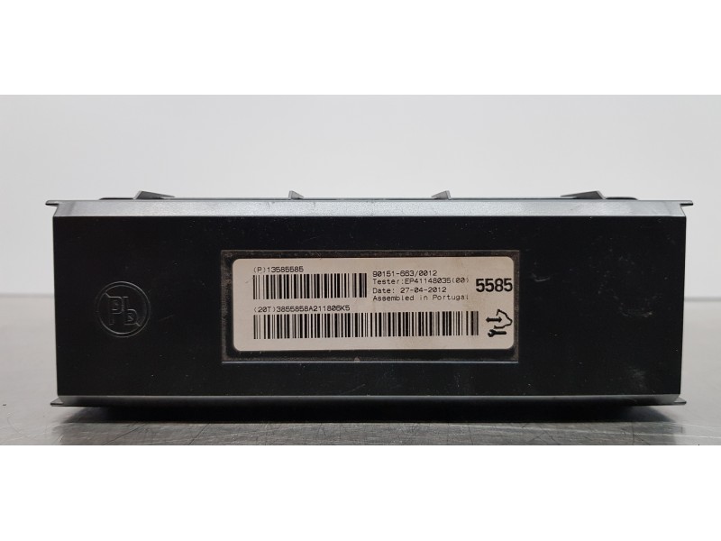 Recambio de centralita calefaccion para opel zafira tourer expression referencia OEM IAM 13585585  