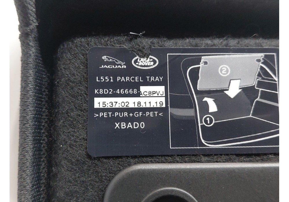 Recambio de bandeja trasera para land rover range rover evoque (l551) 2.0 d180 mhev 4x4 referencia OEM IAM   