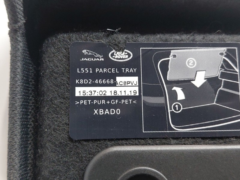 Recambio de bandeja trasera para land rover range rover evoque (l551) 2.0 d180 mhev 4x4 referencia OEM IAM   