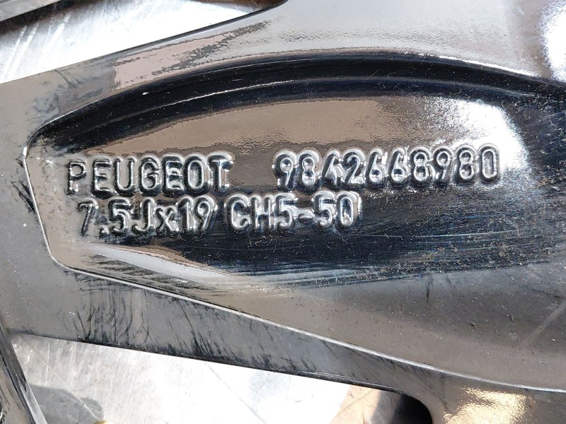 Recambio de llanta para peugeot 3008 hybrid 3008 referencia OEM IAM 98426689XK 9842668980 
