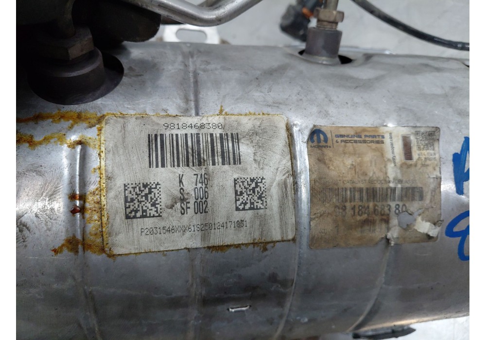 Recambio de filtro de particulas para peugeot expert furgoneta (v_) 1.6 bluehdi 115 referencia OEM IAM   