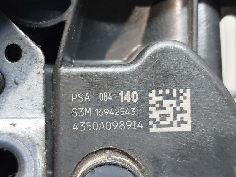 Recambio de cerradura puerta delantera derecha para peugeot expert furgoneta (v_) 1.6 bluehdi 115 referencia OEM IAM   