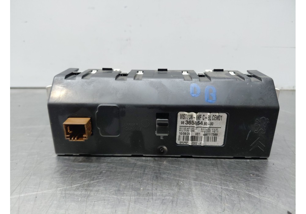 Recambio de pantalla multifuncion para peugeot expert furgoneta (v_) 1.6 bluehdi 115 referencia OEM IAM   