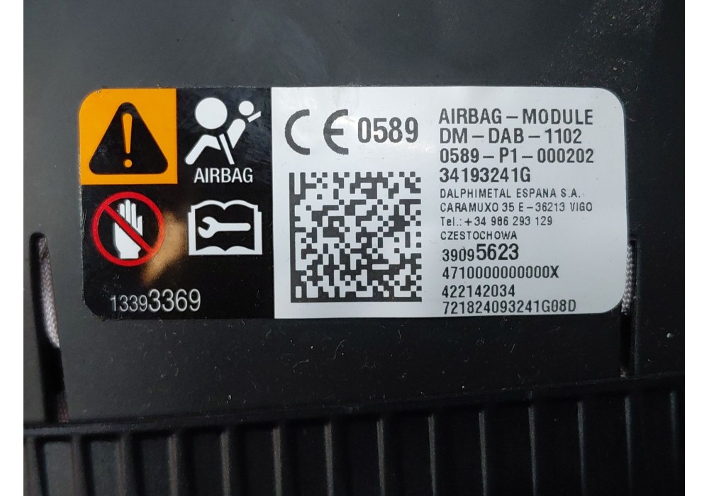 Recambio de kit airbag para opel insignia b grand sport (z18) 1.6 cdti (68) referencia OEM IAM   
