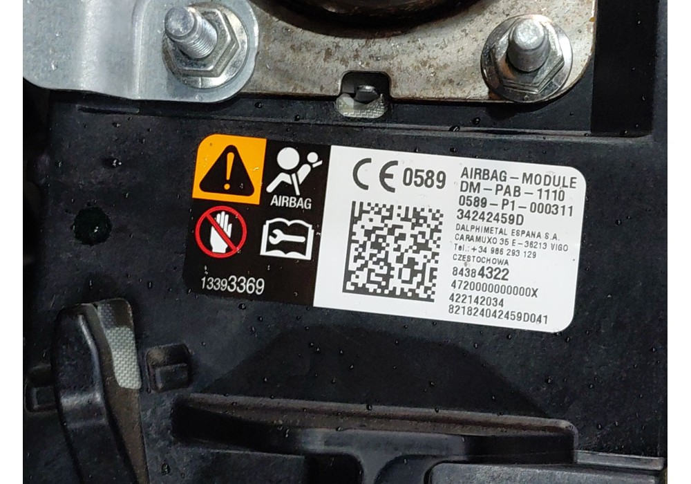Recambio de kit airbag para opel insignia b grand sport (z18) 1.6 cdti (68) referencia OEM IAM   