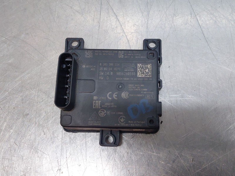 Recambio de sensor radar ( distronic ) para peugeot 3008 hybrid 3008 referencia OEM IAM 9856280180  