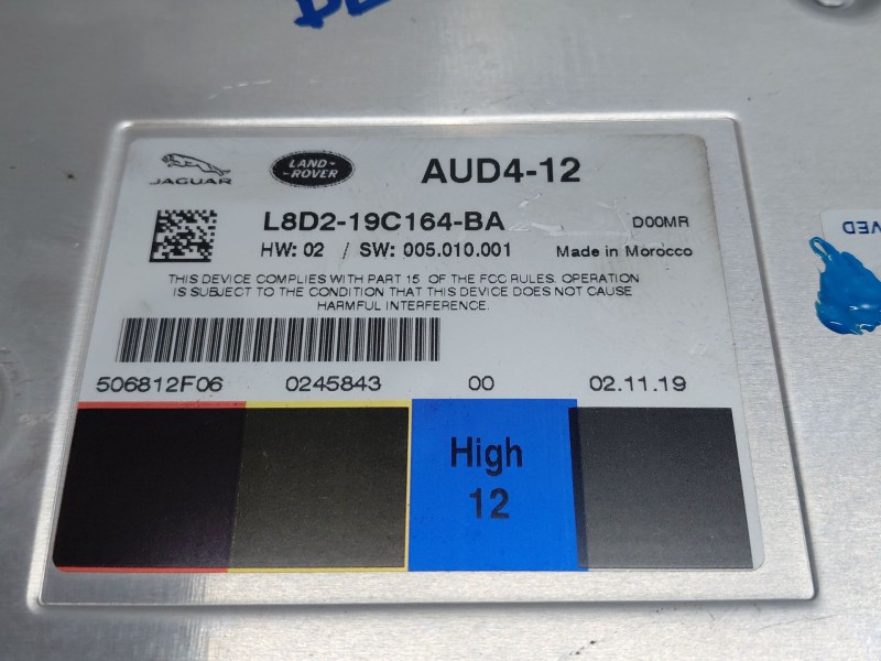 Recambio de modulo electronico para land rover range rover evoque (l551) 2.0 d180 mhev 4x4 referencia OEM IAM   