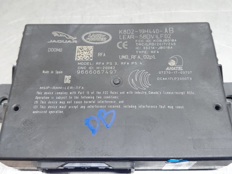 Recambio de modulo electronico para land rover range rover evoque (l551) 2.0 d180 mhev 4x4 referencia OEM IAM   