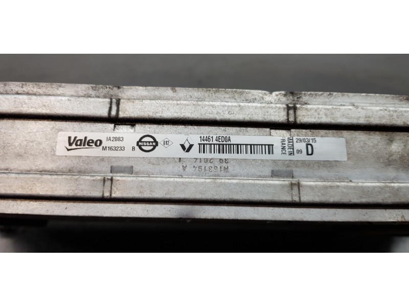 Recambio de intercooler para nissan qashqai (j11) acenta referencia OEM IAM 144614ED0A  