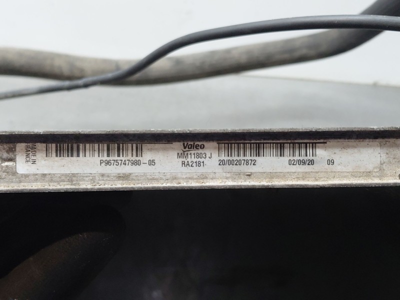 Recambio de radiador agua para peugeot expert furgoneta (v_) 1.6 bluehdi 115 referencia OEM IAM   
