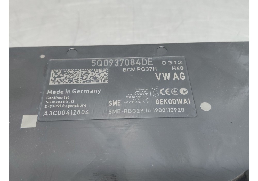 Recambio de modulo confort para skoda octavia iii combi (5e5, 5e6) 1.6 tdi referencia OEM IAM   