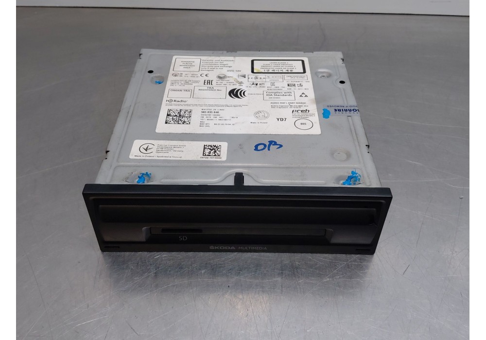 Recambio de sistema audio / radio cd para skoda octavia iii combi (5e5, 5e6) 1.6 tdi referencia OEM IAM   