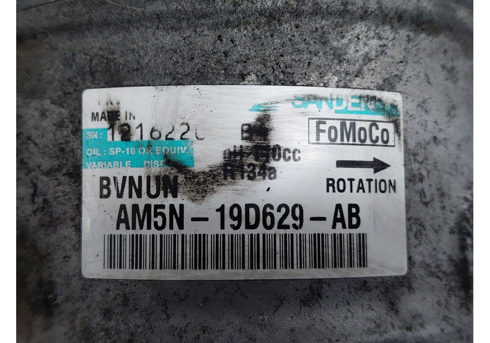 Recambio de compresor aire acondicionado para ford focus iii 1.6 tdci referencia OEM IAM 1722070 AM5N19D629AB 