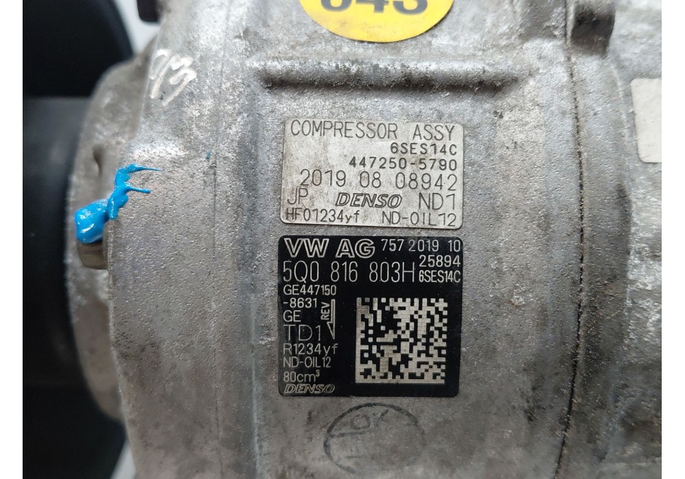 Recambio de compresor aire acondicionado para skoda octavia iii combi (5e5, 5e6) 1.6 tdi referencia OEM IAM   