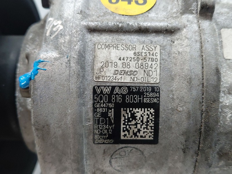 Recambio de compresor aire acondicionado para skoda octavia iii combi (5e5, 5e6) 1.6 tdi referencia OEM IAM   