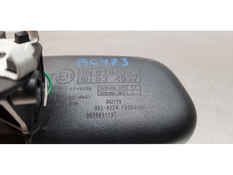 Recambio de espejo interior para peugeot 3008 style referencia OEM IAM 98088311XT  