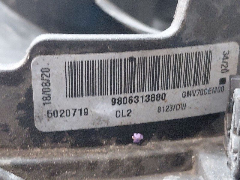 Recambio de electroventilador para peugeot expert furgoneta (v_) 1.6 bluehdi 115 referencia OEM IAM 9806313880  