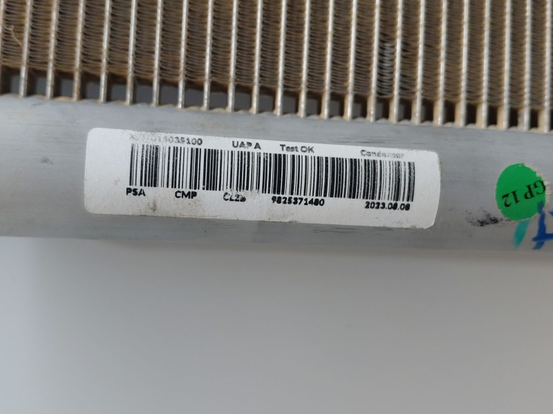 Recambio de condensador / radiador aire acondicionado para peugeot 2008 (p2) active referencia OEM IAM 9825371480  