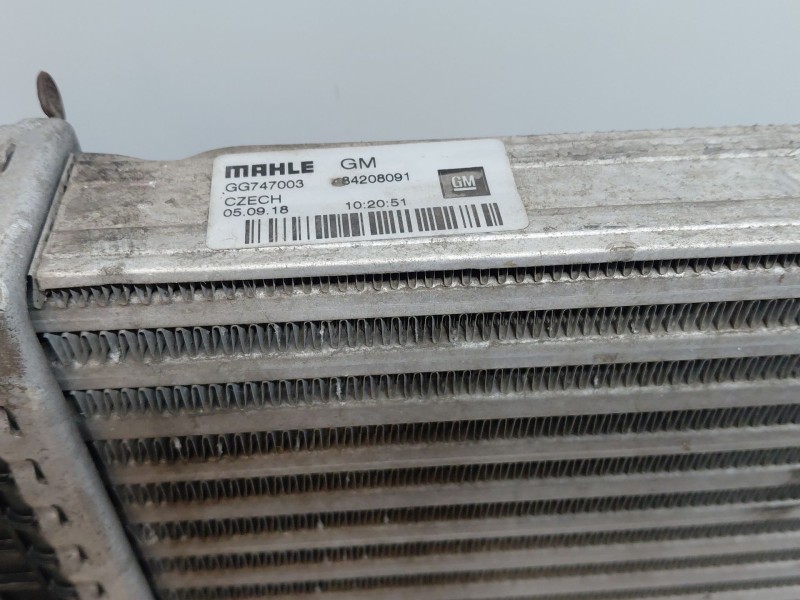 Recambio de intercooler para opel insignia b grand sport (z18) 1.6 cdti (68) referencia OEM IAM 84208091  
