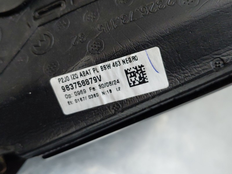 Recambio de retrovisor izquierdo para opel corsa f hybrid referencia OEM IAM 983758871T 983758879V 