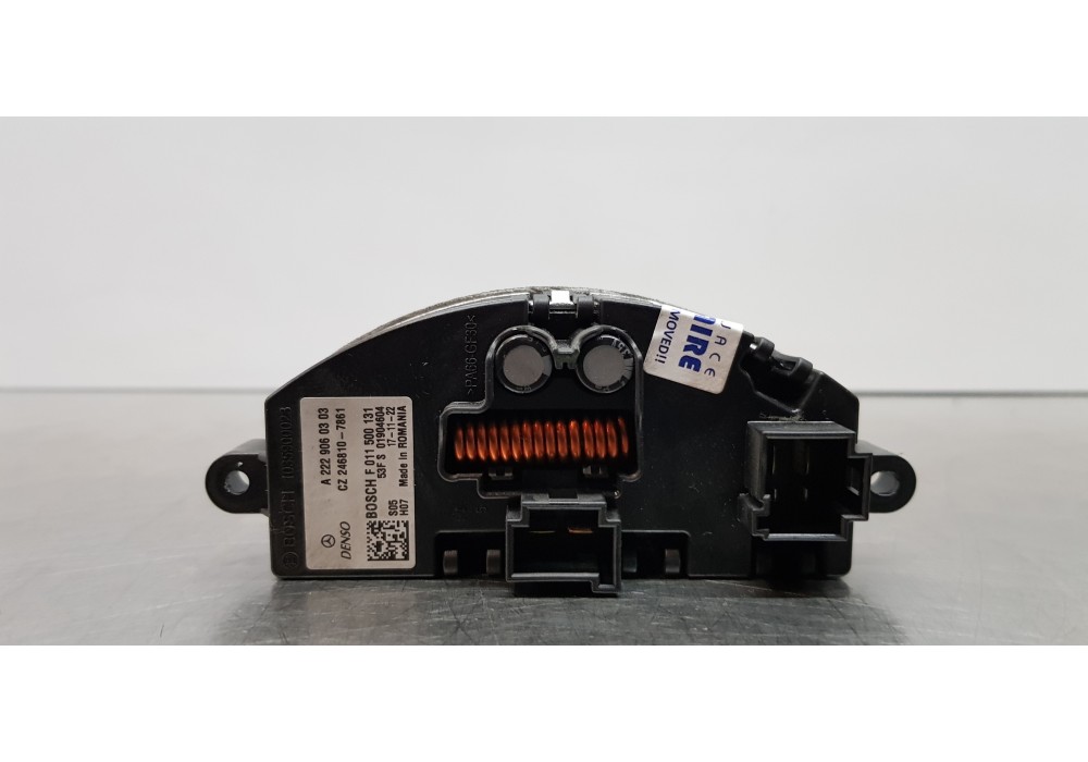Recambio de resistencia calefaccion para mercedes clase b (w246) b 200 cdi (246.208) referencia OEM IAM A2229060303  
