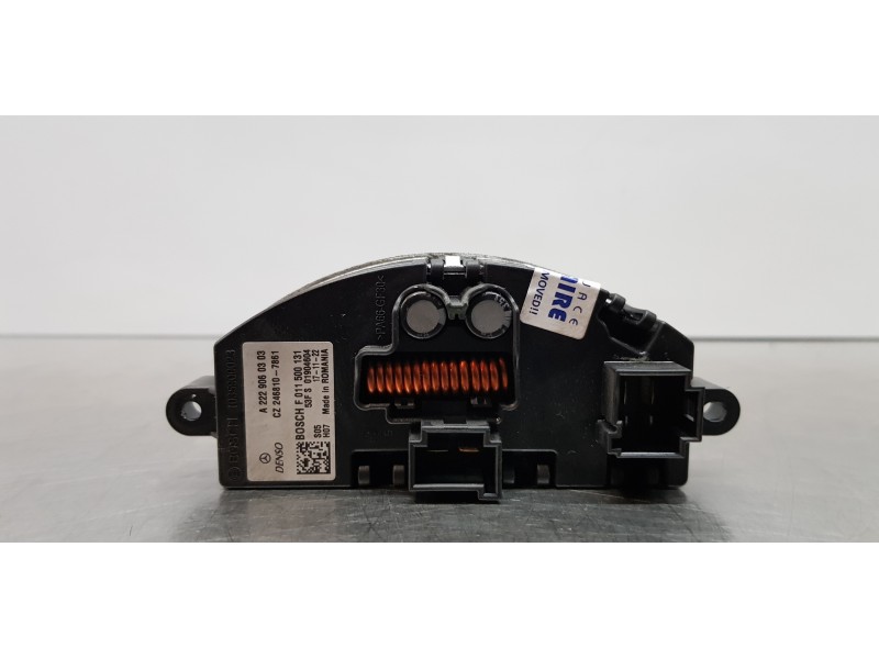 Recambio de resistencia calefaccion para mercedes clase b (w246) b 200 cdi (246.208) referencia OEM IAM A2229060303  