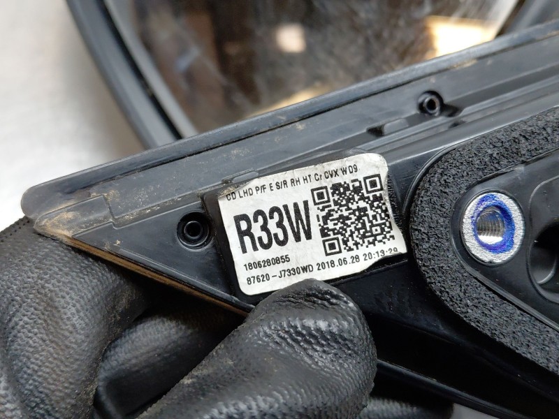 Recambio de retrovisor derecho para kia ceed (cd) 1.4 referencia OEM IAM 87620J7330  