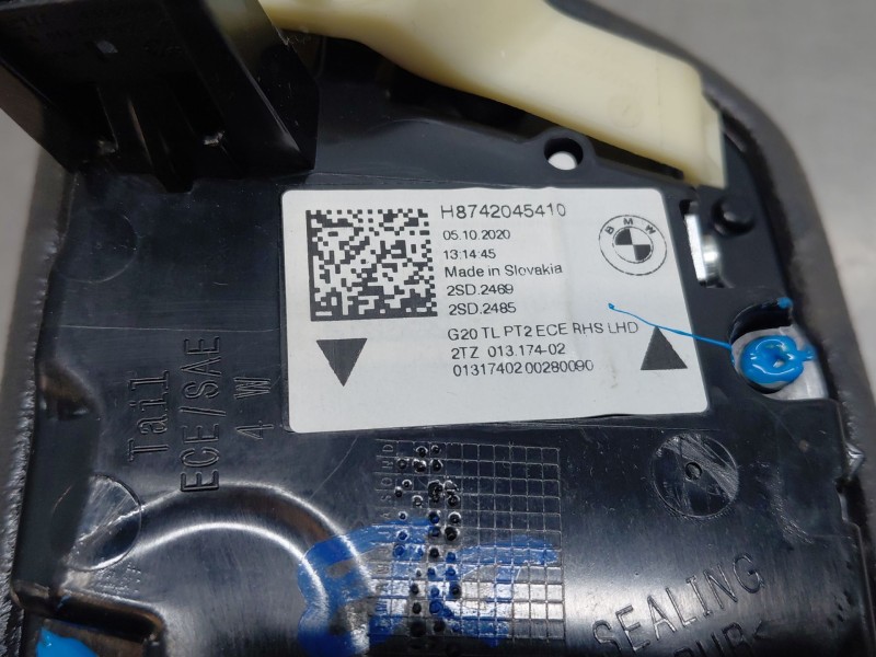 Recambio de piloto trasero derecho interior para bmw 3 touring (g21, g81) 318 d referencia OEM IAM 63217955842  
