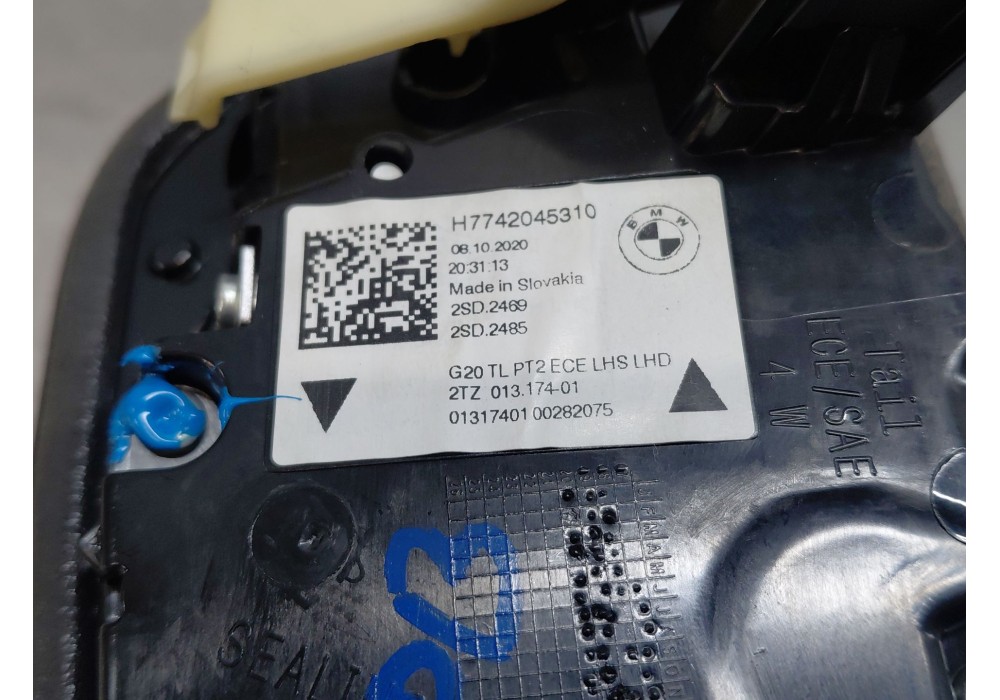 Recambio de piloto trasero izquierdo interior para bmw 3 touring (g21, g81) 318 d referencia OEM IAM 63217420453  