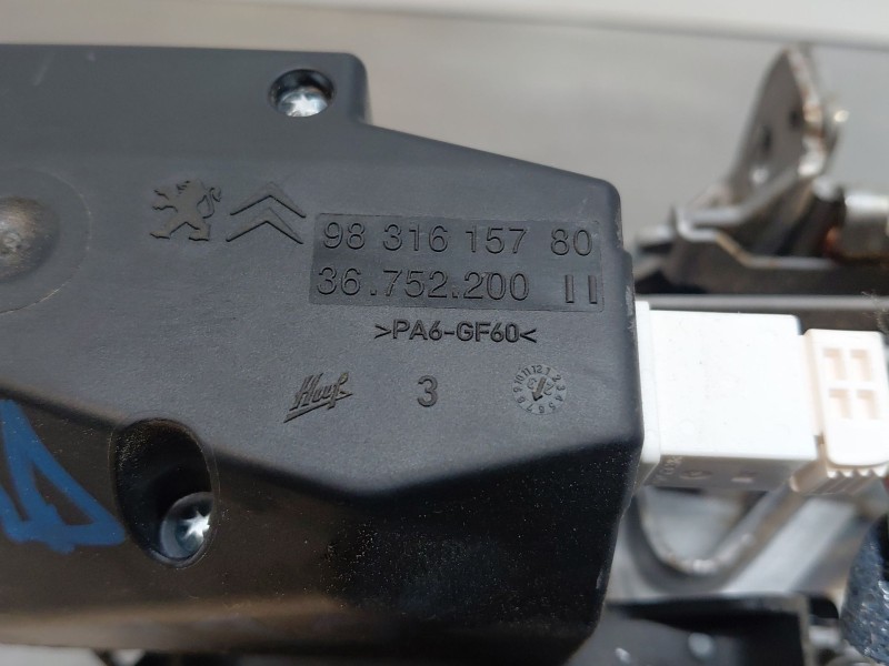 Recambio de columna direccion para peugeot 2008 (p2) active referencia OEM IAM 98247375ZD  