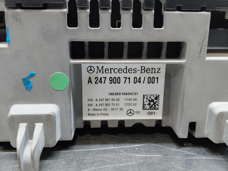 Recambio de cuadro instrumentos para mercedes-benz clase a (w177) a 180 d (177.003) referencia OEM IAM   