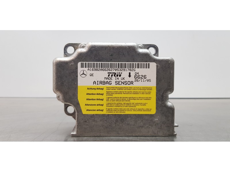 Recambio de centralita airbag para mercedes clase a (w169) a 150 (169.031) referencia OEM IAM A1698206626   Recambio de centralita airbag para mercedes clase a (w169) a 150 (169.031) referencia OEM IAM A1698206626