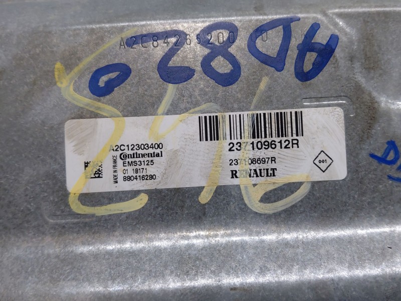 Recambio de centralita motor uce para dacia sandero essence referencia OEM IAM   