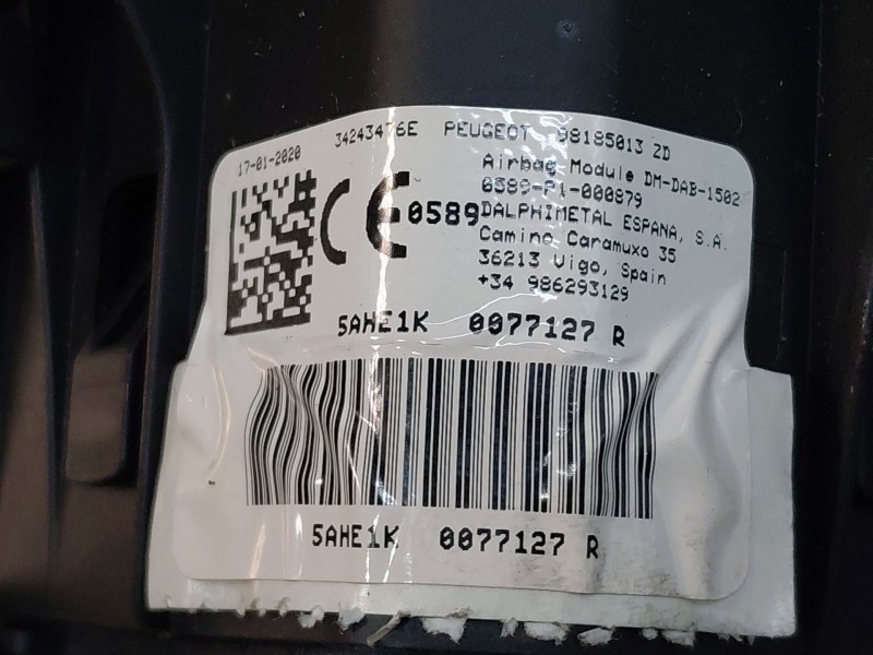Recambio de kit airbag para peugeot 508 active referencia OEM IAM 16364623ZD  