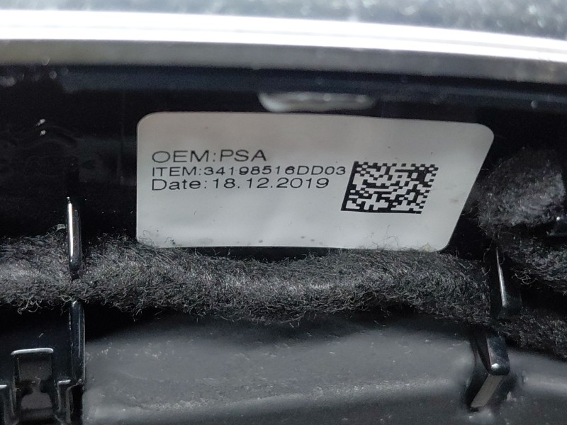 Recambio de volante para peugeot 508 active referencia OEM IAM 98105488ZD  
