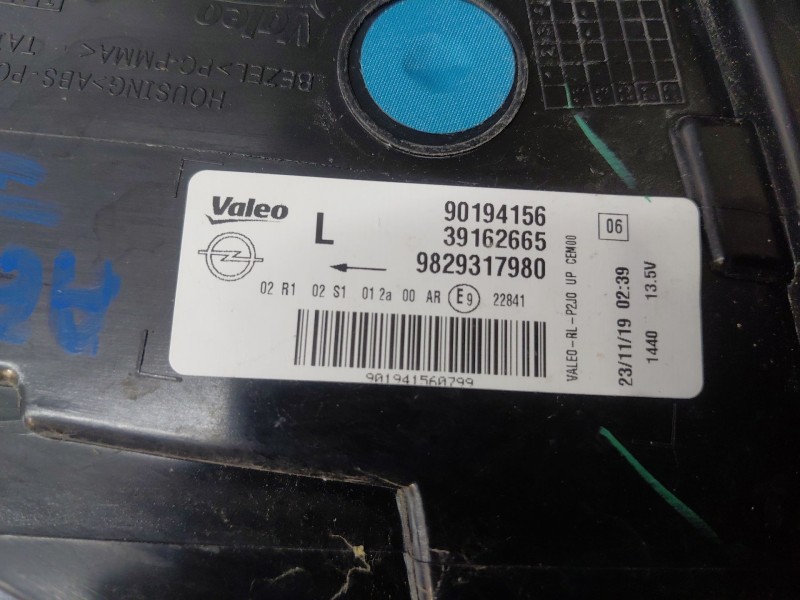 Recambio de piloto trasero izquierdo para opel corsa f (p2jo) 1.2 (68) referencia OEM IAM   
