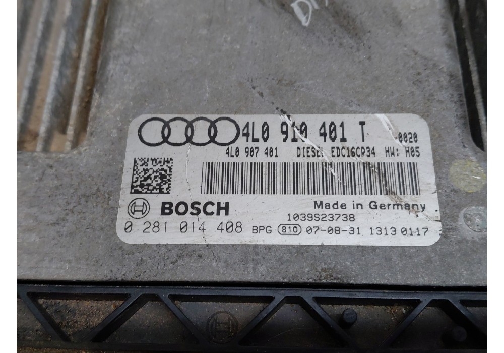 Recambio de centralita motor uce para audi q7 (4lb) 3.0 tdi quattro referencia OEM IAM 4L0910401T 0281014408 