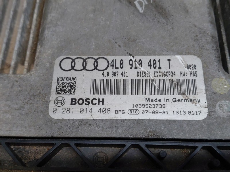 Recambio de centralita motor uce para audi q7 (4lb) 3.0 tdi quattro referencia OEM IAM 4L0910401T 0281014408 