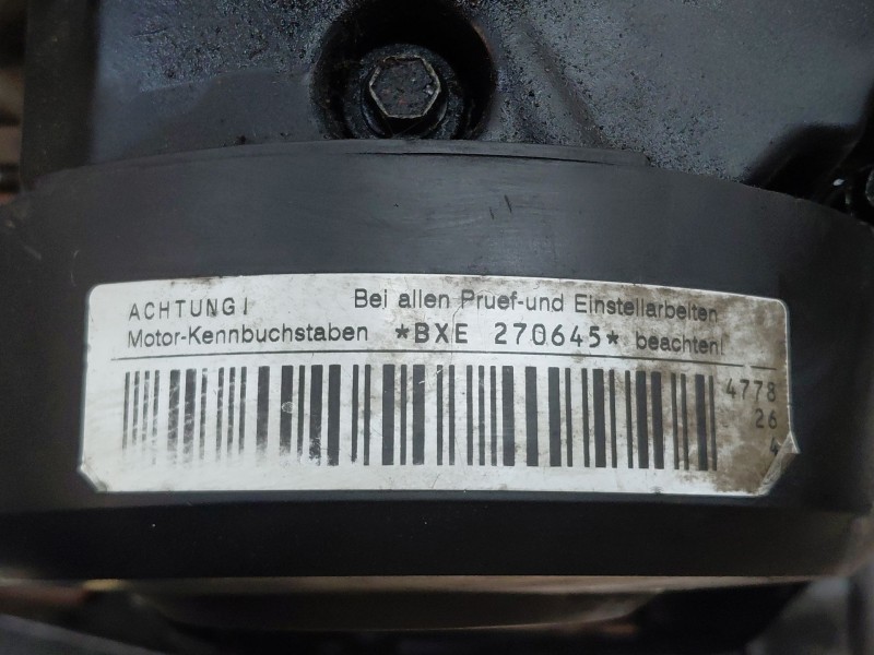 Recambio de motor completo para seat altea (5p1) 1.9 tdi referencia OEM IAM BXE  
