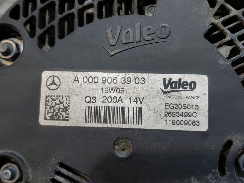 Recambio de alternador para mercedes-benz clase a (w177) a 200 d (177.012) referencia OEM IAM   