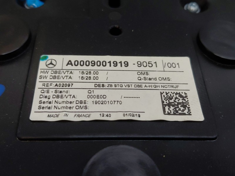 Recambio de luz interior para mercedes-benz clase a (w177) a 200 d (177.012) referencia OEM IAM   