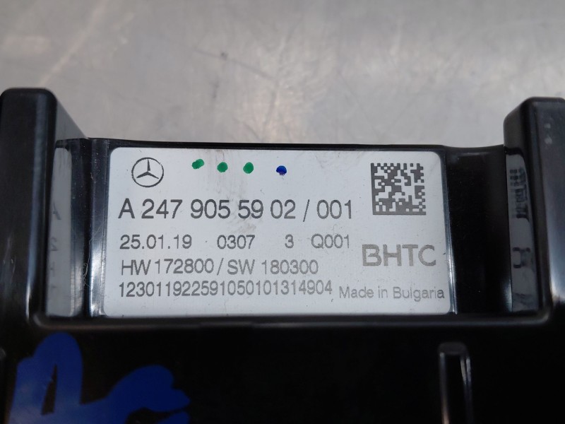 Recambio de mando climatizador para mercedes-benz clase a (w177) a 200 d (177.012) referencia OEM IAM   