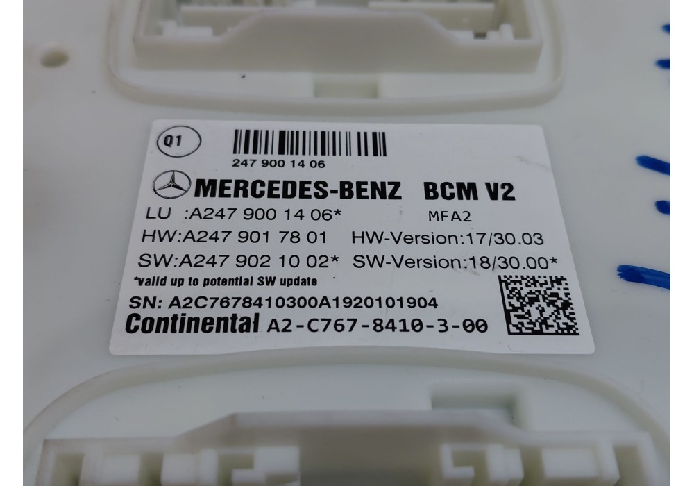 Recambio de modulo confort para mercedes-benz clase a (w177) a 200 d (177.012) referencia OEM IAM   